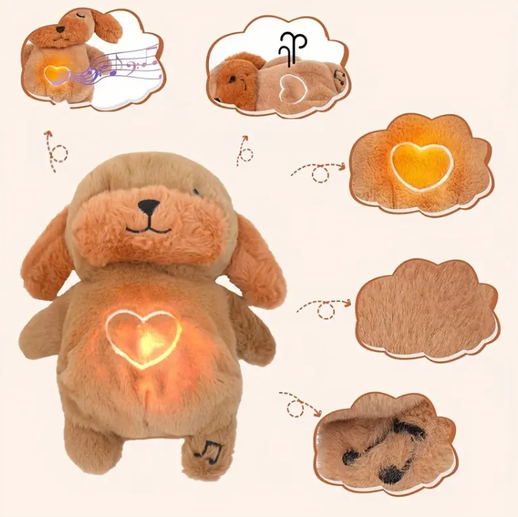 Breathing Puppy Plushie