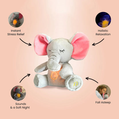 Relaxing Elephant Breathing Plushie